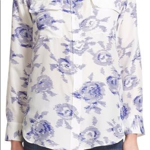 Equipment 'Slim Signature' Print Silk Shirt